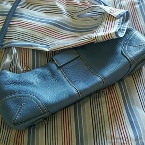 Blue Ann Taylor Leather bag